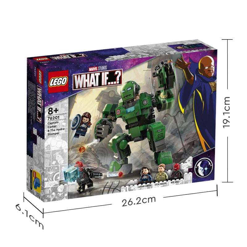LEGO Super Heroes 76201 Captain Carter and Nine-headed Snake Practitioner educational assembly toy