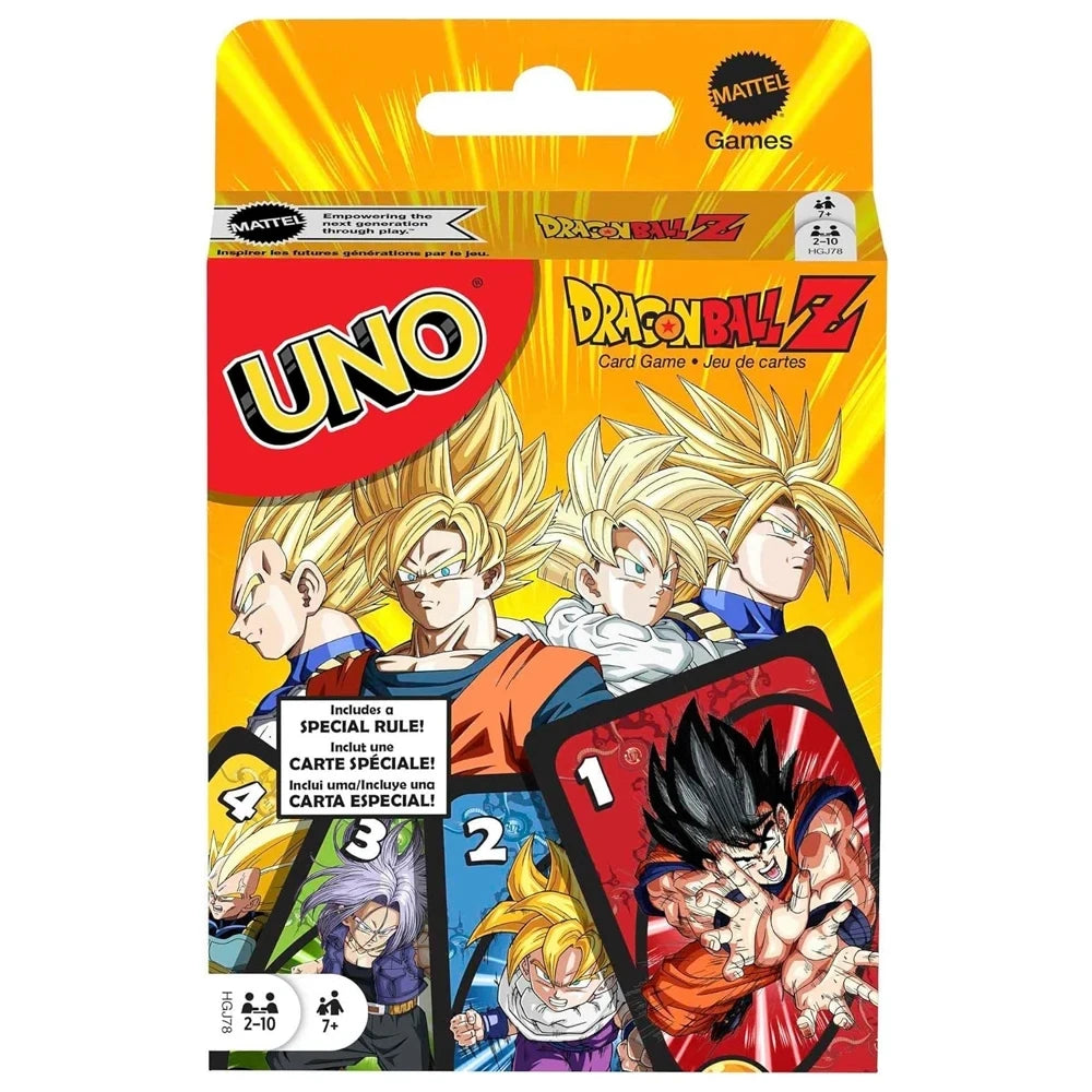 Mattel Games UNO FLIP Card Game for Family Night Featuring Tv Show Themed Graphics and a Special Rule for 2-10 Players