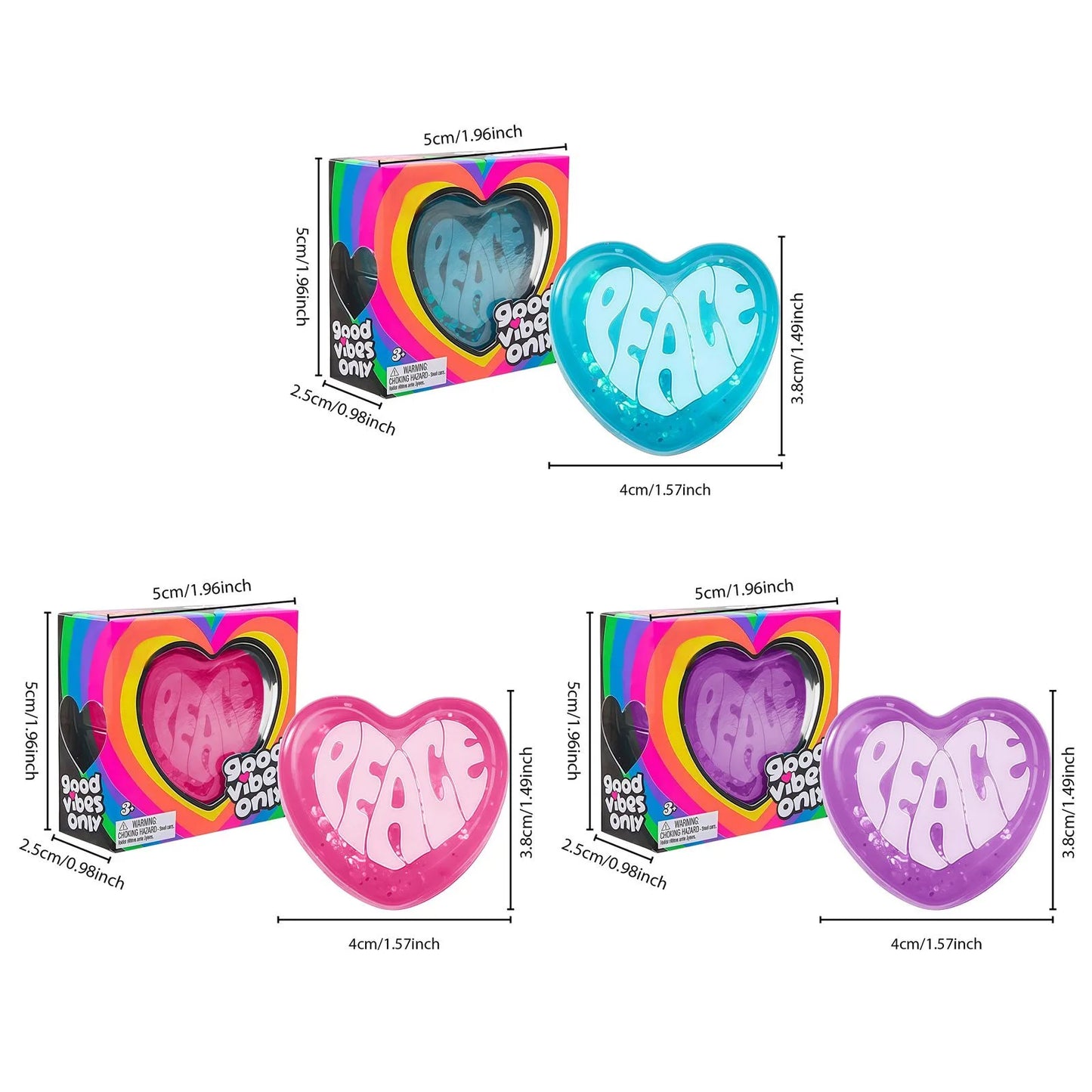 【In Stock】Needoh Heart Squishy Toy Blind Box Cute Heart Shape Stress Relief Soft Slow Rebound Fun Portable Toy Surprise Toy Gift