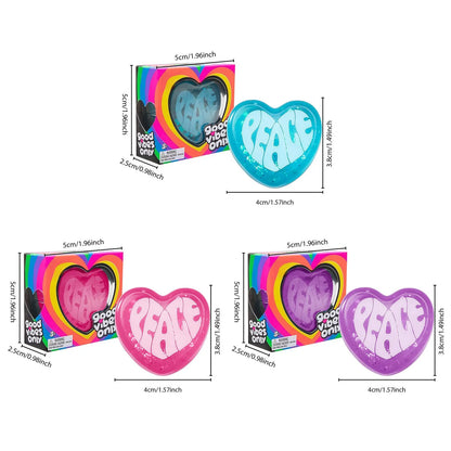 【In Stock】Needoh Heart Squishy Toy Blind Box Cute Heart Shape Stress Relief Soft Slow Rebound Fun Portable Toy Surprise Toy Gift