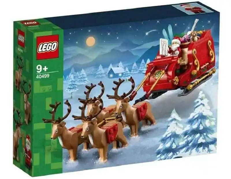 LEGO 40499 Santa's Reindeer Sled Vehicle for Boys and Girls - Educational Building Block Christmas Gift