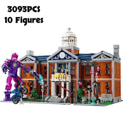 3093Pcs New X Mansion Modular Model Building Blocks City Architecture Streetview Set Bricks Toys for Adult Christmas Gifts