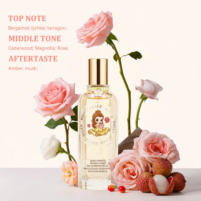 MINISO & DISNEY BELLE Women Perfume Original Luxury Floral Fragrance For Woman Spray 60ML Girl Birthday Present Children Gift