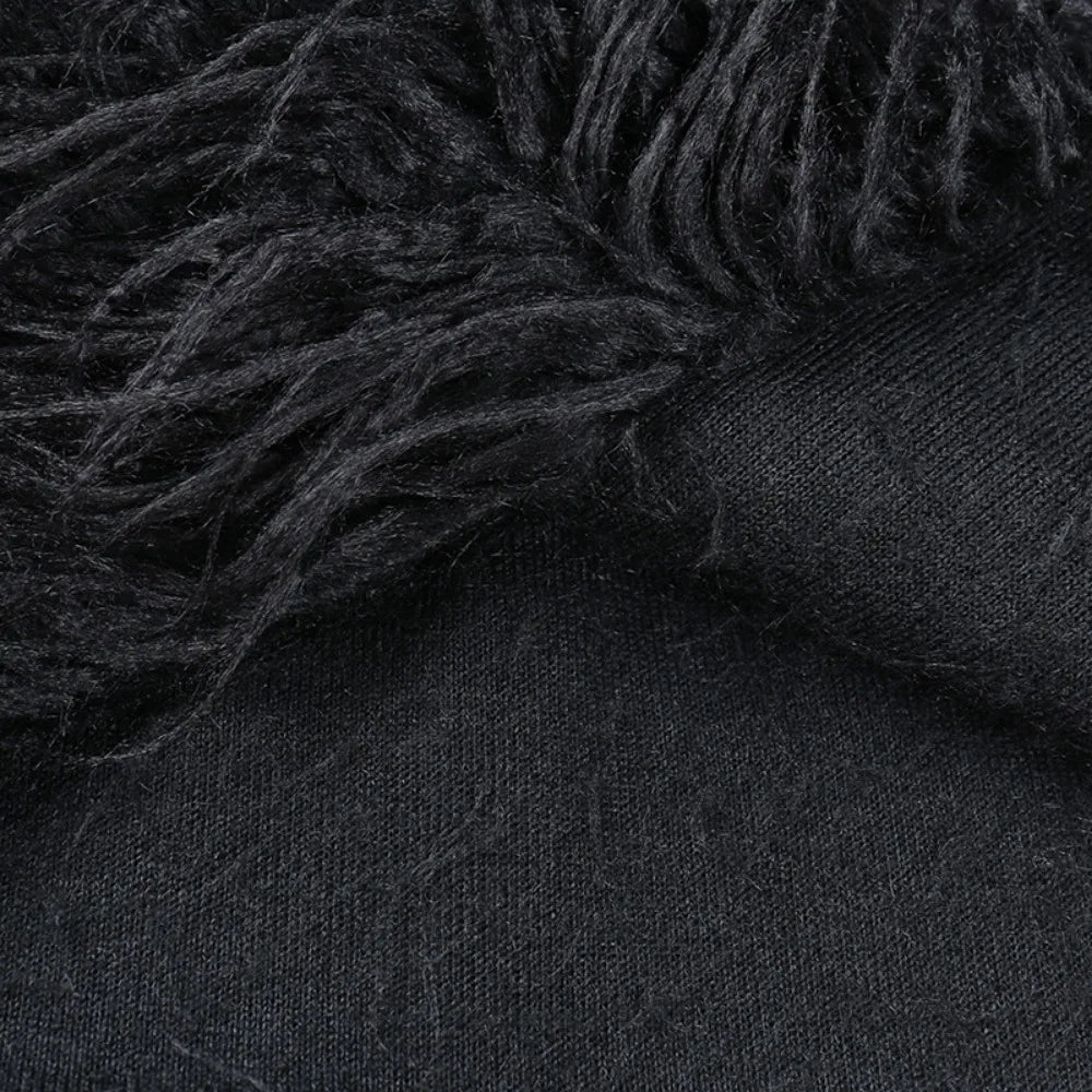 HLJ Black Sexy Mesh Perspective Patchwork Party Nightclub Dresses Women Thin Fur Mini Suspended Dress Female Halloween Clothing