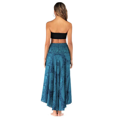 Sexy Summer Long Boho Bottom Women Skirt Vintage Casual Ropa Mujer Faldas Loose Fashion y2k Maxi Skirts Woman Clothing Saia Jupe