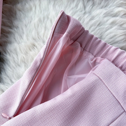 Women Two-Piece Sets Sexy Long Sleeve Single Breasted Top and High Waist Slim Skirt Korean Fashion Casual Autumn Winter Clothing