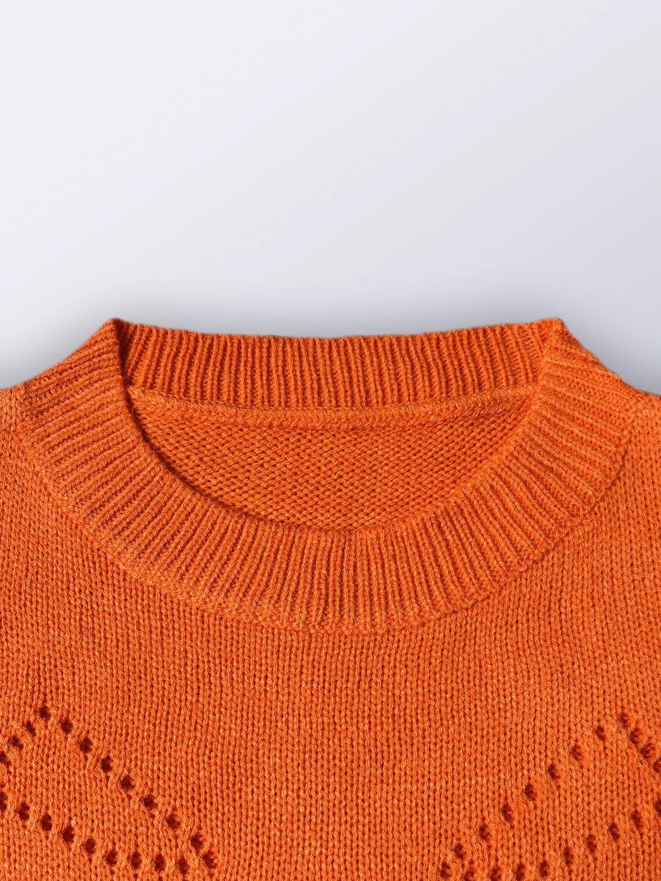 EtherealBe women's pumpkin sweater in vibrant orange with a cozy knit design