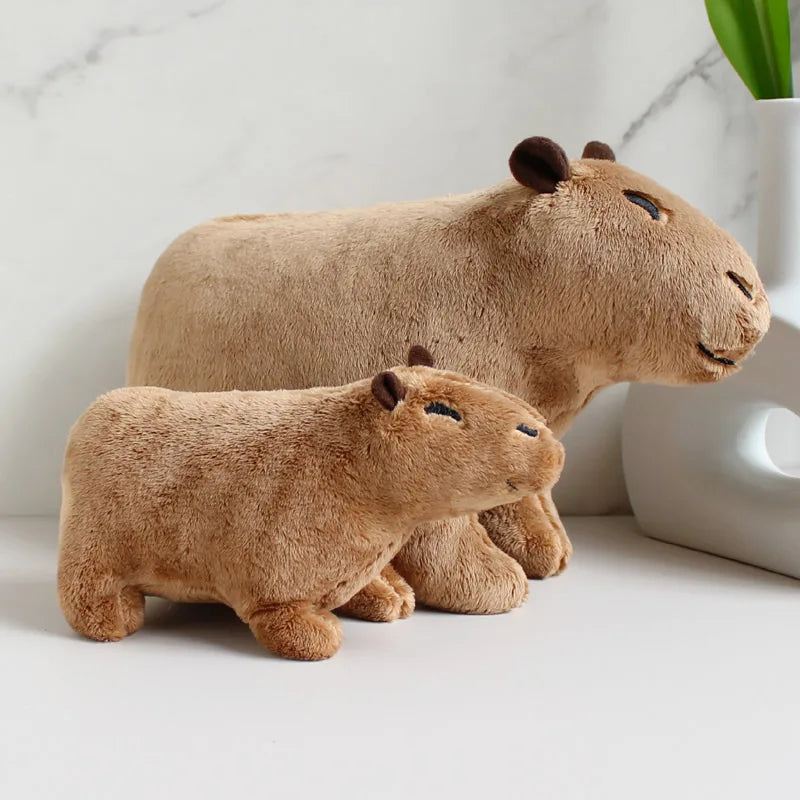 18/30cm Capybara Rodent Plush Toy Cartoon Animal Hydrochoerus Hydrochaeris Plush Doll Soft Toy Christmas Gift Toys For Children