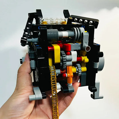In stock Technical Motorcycle Motorbike Moc Modularize Create Ideas Building Blocks Model Toy Gift 1872pcs 42130