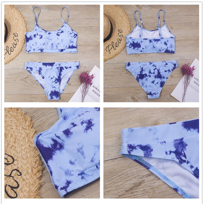 7-14Year Butterfly Print Child Bikini Set 2025 Girls Swimsuit Swimwear For Kids Summer Brazilian Teen Baby Swimming Suit Biquini