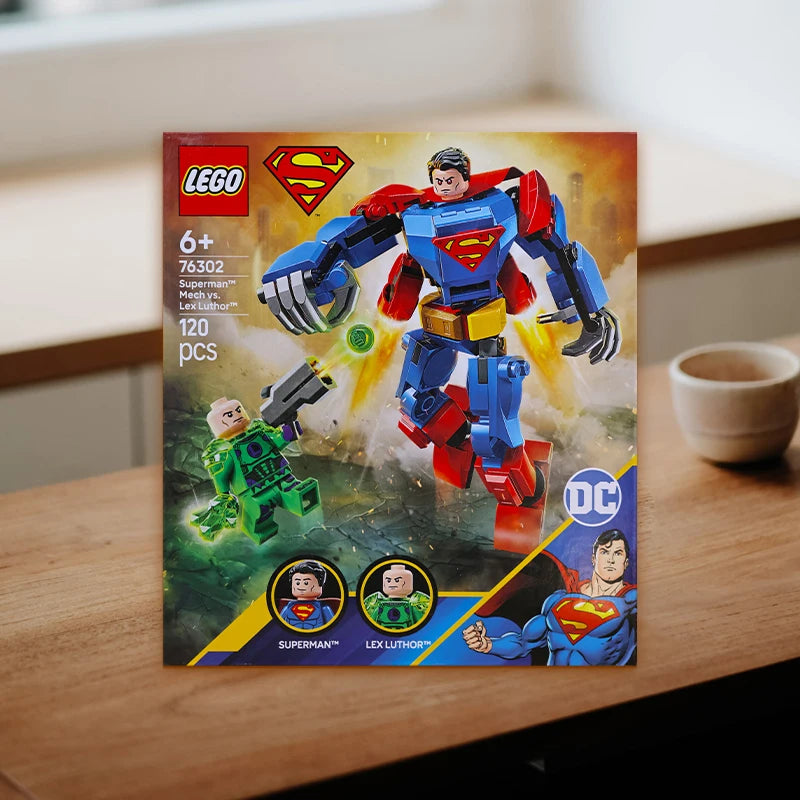Lego 76302 Superman Mecha Vs. Lexus Lose Superhero 2025 New Building Blocks