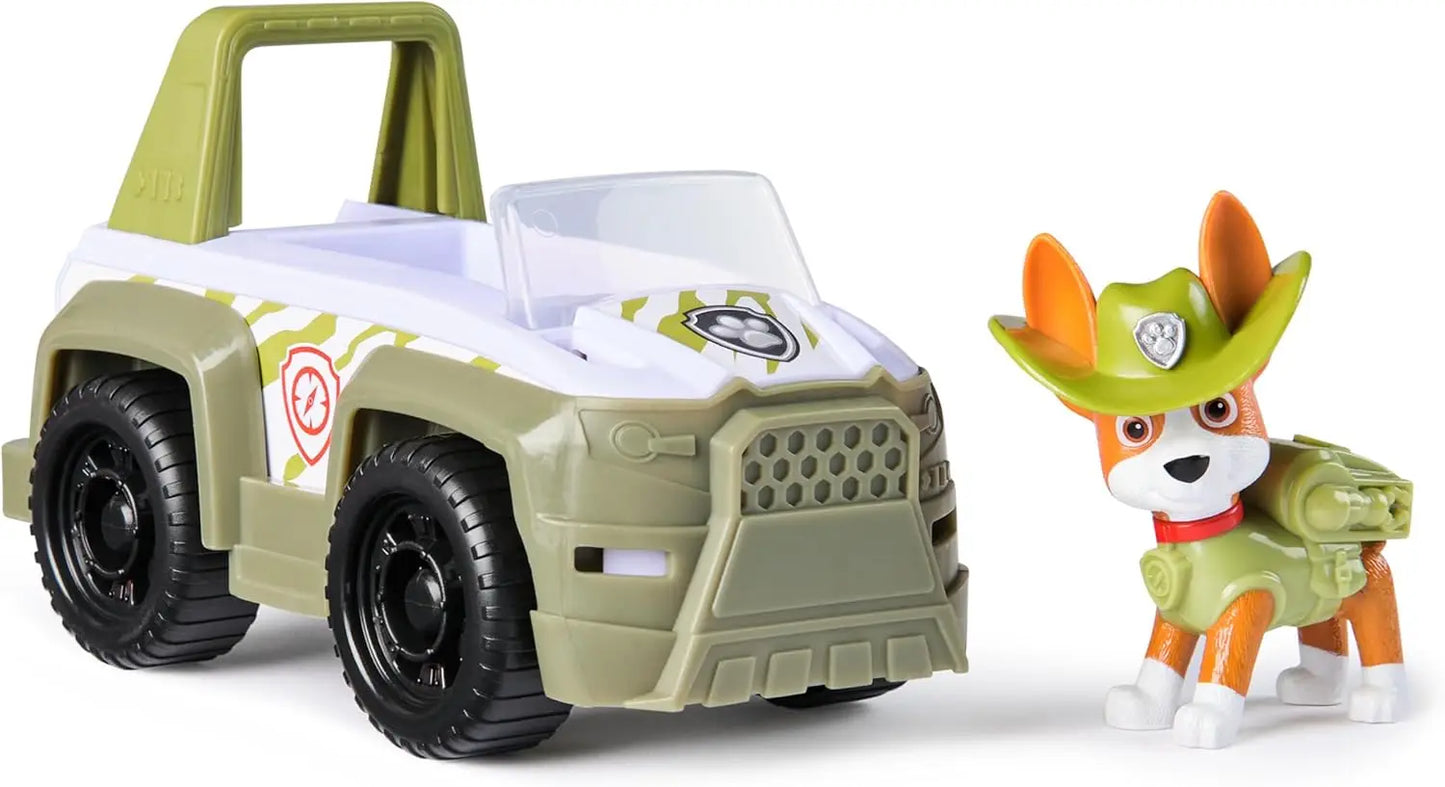 Original Paw Patrol Rex’s Dinosaur Rescue Vehicle with Collectible Action Figure Anime Doll Kids Toy Birthday Christmas Gift