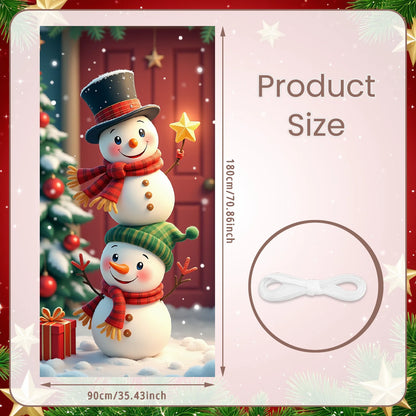 Christmas Hanging Flag Porch Door Banner Christmas Decorations For Home 2025 Ornaments Xmas Gifts Navidad New Year Decor 2026