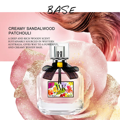 WK JALY Floral Drunk Eau De Parfum Spray, Women's Perfume, With Notes of Rose, Sandalwood, Long Lasting Fruity Fragrance, 100ml