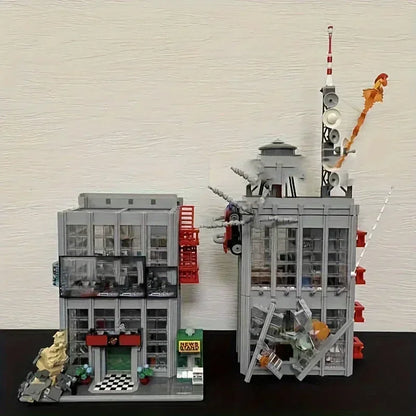 Newspaper Office Building Building Blocks Anniversary Set Compatible With Legoed Particles Suitable For Christmas Gifts 76178