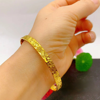 Pure Gold Color Sunflower Jewelry Set for Women Bracelet Pendant Necklaces Shiny Exquisite Jewelry Set Gift for Women