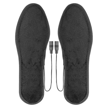 Men Women Electrically Heating Insoles Washable Electric Foot Warming Pad Feet Warmer Sock Mat USB Rechargeable Heated Insoles