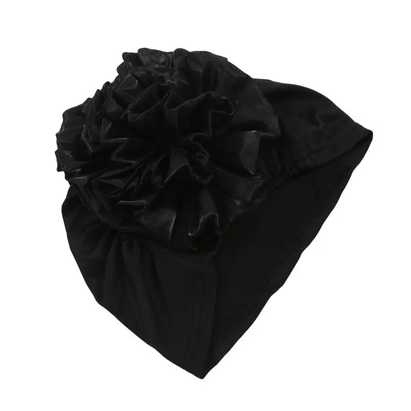 Women's Hats Spring Summer Floral Beanie Hat Muslim Stretch Turban Hat Cap Hair Loss Headwear Hijib Cap