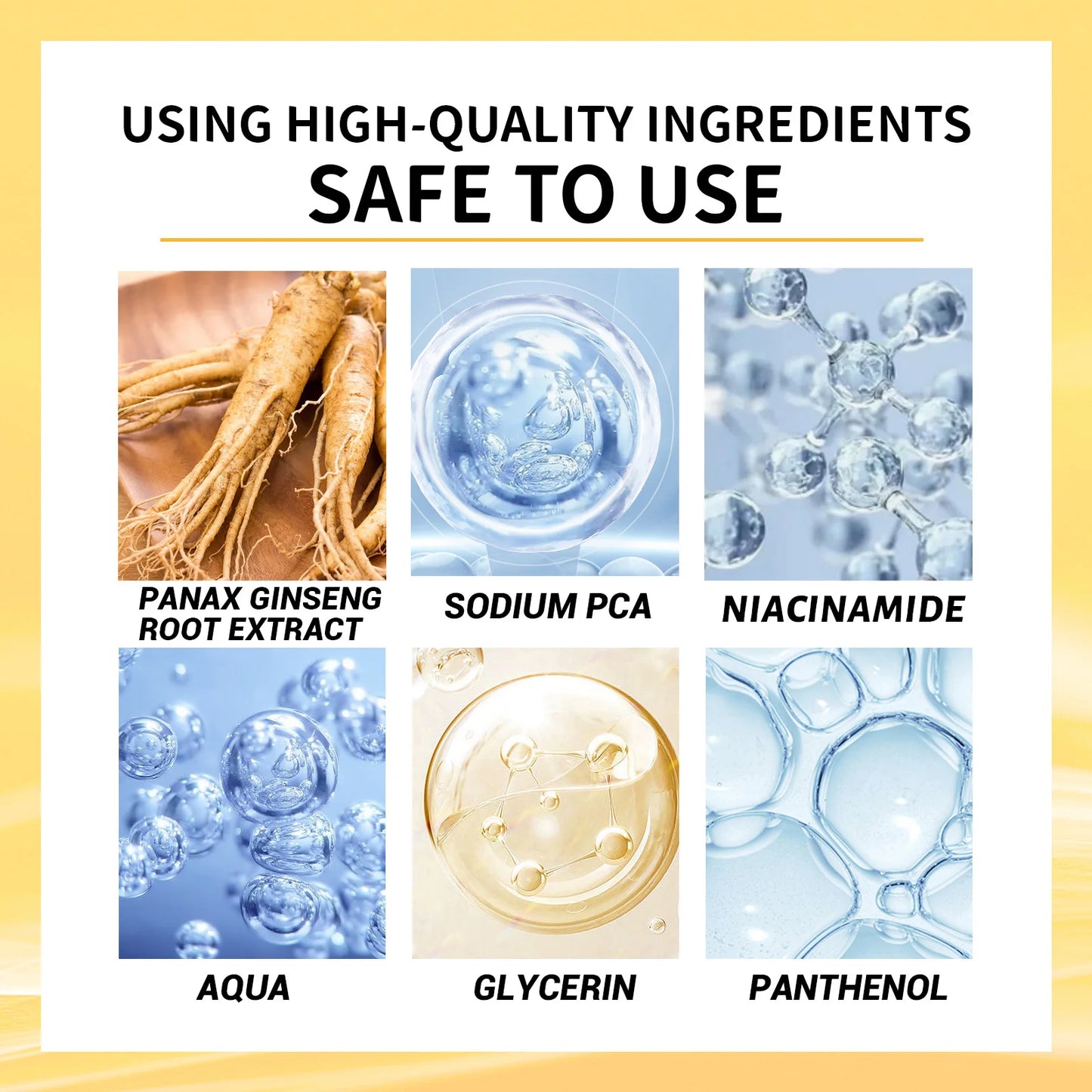 Ginseng Face Serum Natural Organic Plant Essence Reduce Wrinkles Shrink Pores Moisturize Nourish The Skin. Facial Care Products