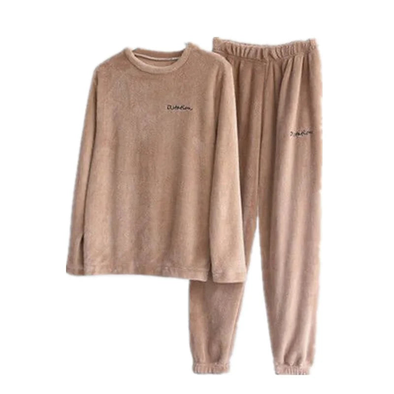 HELIAR Women Winter Velvet Sets Pullover And Elastic Waist Pants Sets Casual Warm Cashmere Sets Women 2025 Autumn and Winter