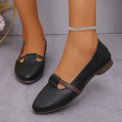 Women's Shoes 2024 Hot Sale Shallow Women's Flats Fashion Pointed Toe Dail Flats Women High Quality Plus Size Flat Low Heels