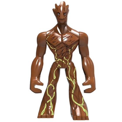 Building Blocks Marvel Transformation Figures Big Goblin Spiderman Iron Man Venom Captain Hawk Deadpool Technic Armor Gift Toys