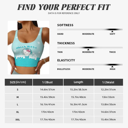 EtherealBe Hello Kitty Sports Bra for Women