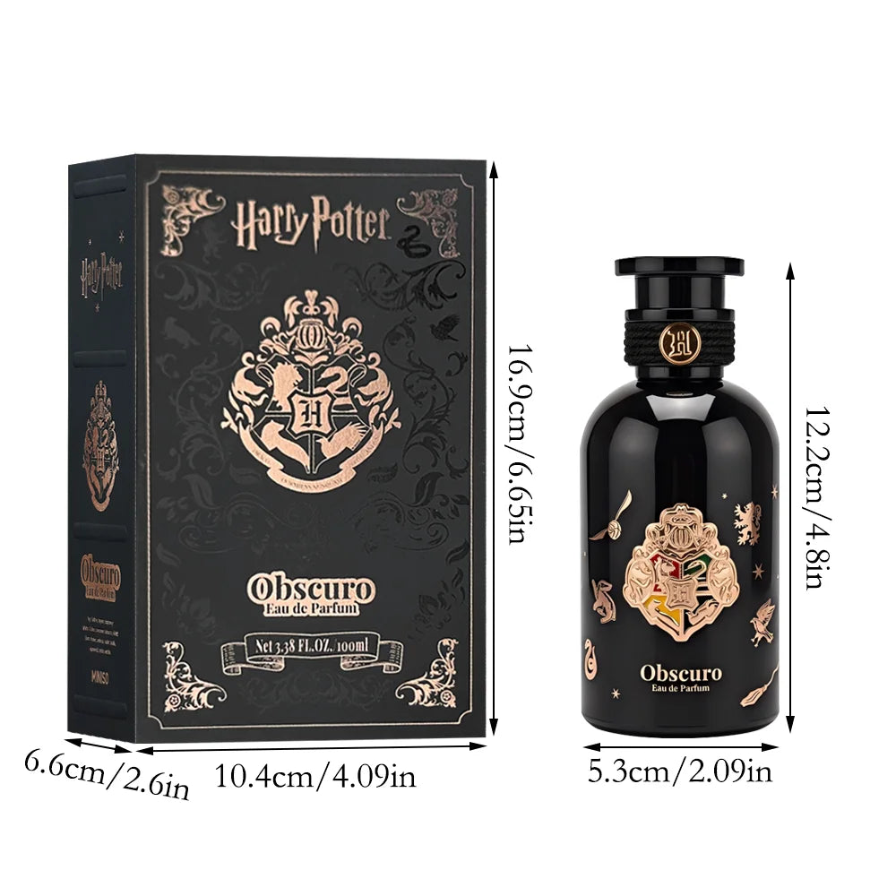 MINISO Harry Potter Perfume 3.38 oz/100 ml Long-lasting Fragrance, Perfect Christmas Gift for Girlfriend and Family