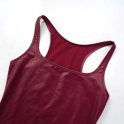 Solid Tank Top Women Edgy Clothes Y2k Accessories Sleeveless Ropa De Mujer Square Collar Camison Verano Korean Fashion Clothing