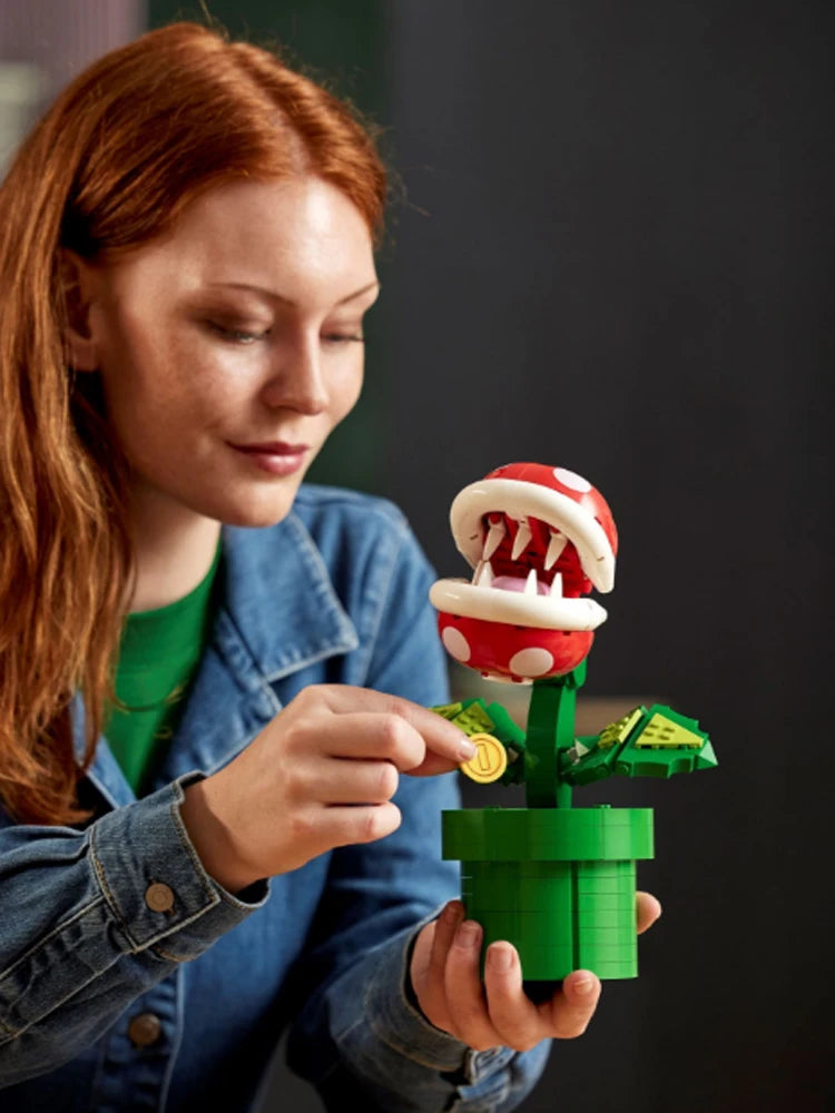 LEGO 71426 Super Mario Piranha Plant, Build and Display Super Mario Brothers Collectible for Adults and Teens
