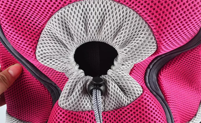 Double Shoulder Portable Travel Backpack Pet Dog Outdoor Carrier Bag Pet Dog Front Bag Mesh Backpack Pet Carrying Supplies