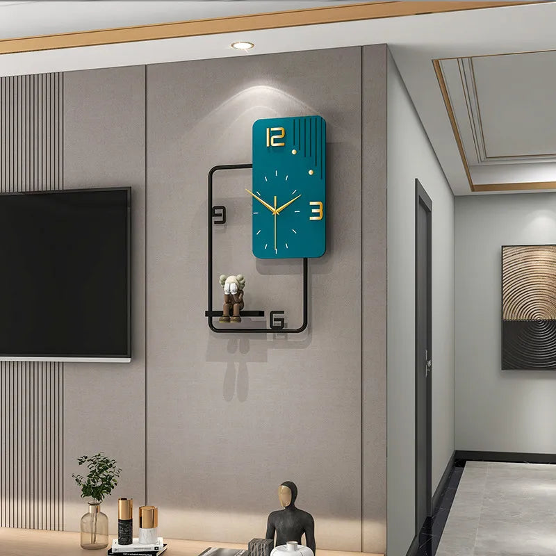37/47inches Home decorations big mirror wall clock Modern design large decorative designer wall sticker unique gift