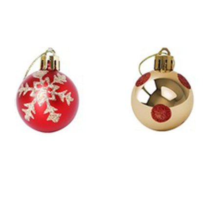 50Pcs Christmas Tree Decorations Balls Xmas Party Hanging Ball Ornaments Christmas for Home New Year Gift