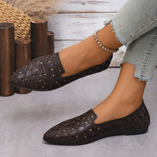 EtherealBe Women's Embroidered Loafers for Chic Style