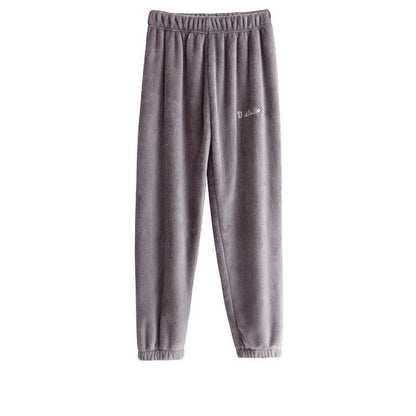 HELIAR Women Winter Velvet Sets Pullover And Elastic Waist Pants Sets Casual Warm Cashmere Sets Women 2025 Autumn and Winter