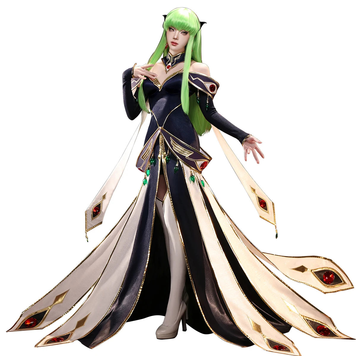 2025 New CC Cosplay Costume Halloween Christmas Role Playing C Geass Mooyiyi cos Queen Dress Gorgeous and elegant 1:1 restore