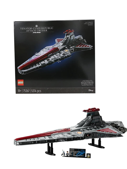 LEGO 75367 Star Wars Venator-Class Republic Attack Cruiser Ultimate Collector Series Building Set for Adults,suitable for Fans