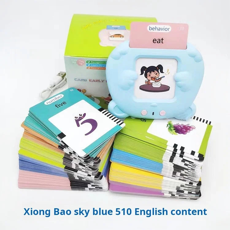 English digital camera children's educational enlightenment early learning machine children's intelligence development toy card