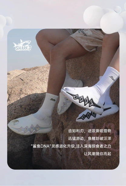 RIGORER Shark 3 Sports Slides: Post - Game Recovery, Summer Outdoor, Anti - Slip Basketball Sandals for Men & Women Z325160508