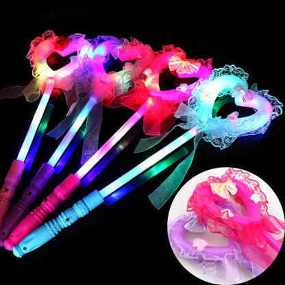 Glowing Magic Wand Flash Fairy Wand Children Kids Christmas Party Stalls Toys Halloween Small Gifts for Party Festival Bulk