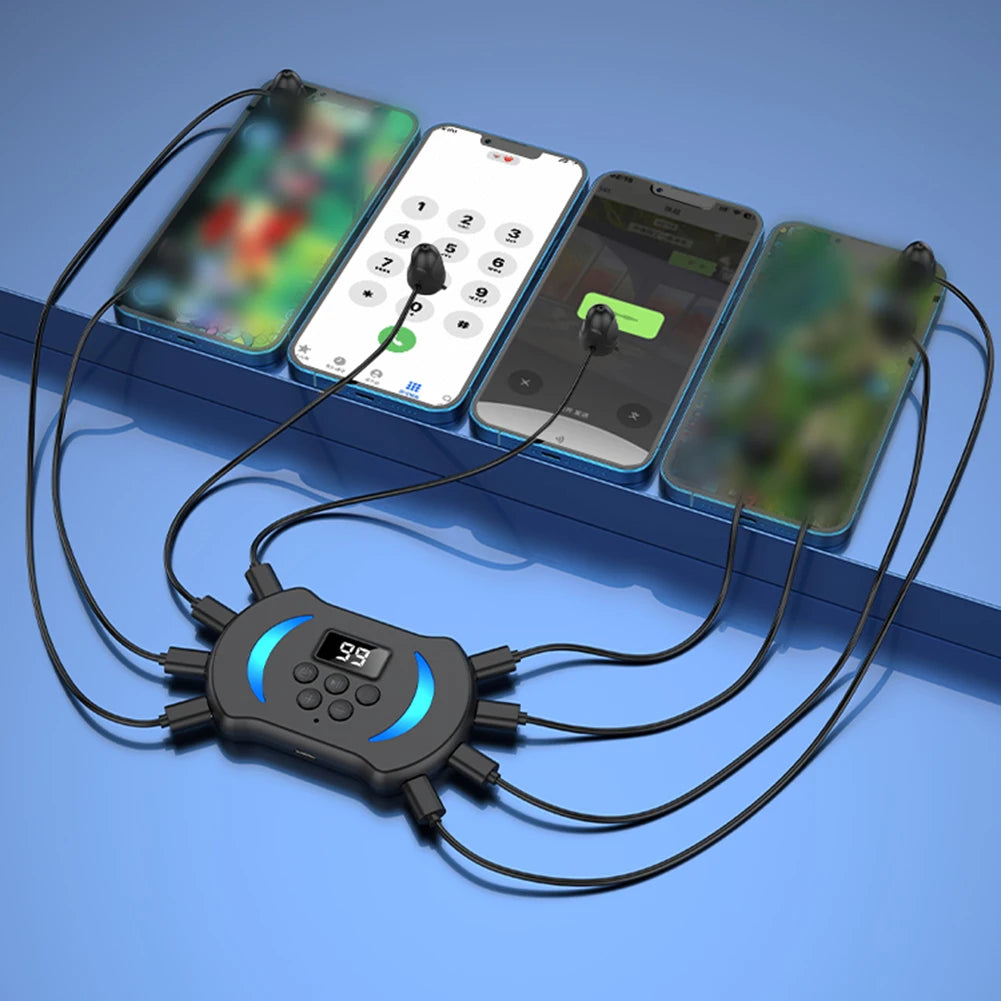 Mobile Phone Screen Auto Clicker Adjustable Auto Tapper Taps Continuous Auto Point Device for Games Live Broadcasts Likes Reward