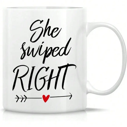 Fun Couples Mug, Girlfriend Mug, Boyfriend Mug, 11 oz Ceramic Coffee, Fun Birthday and Christmas Gift Inspiration