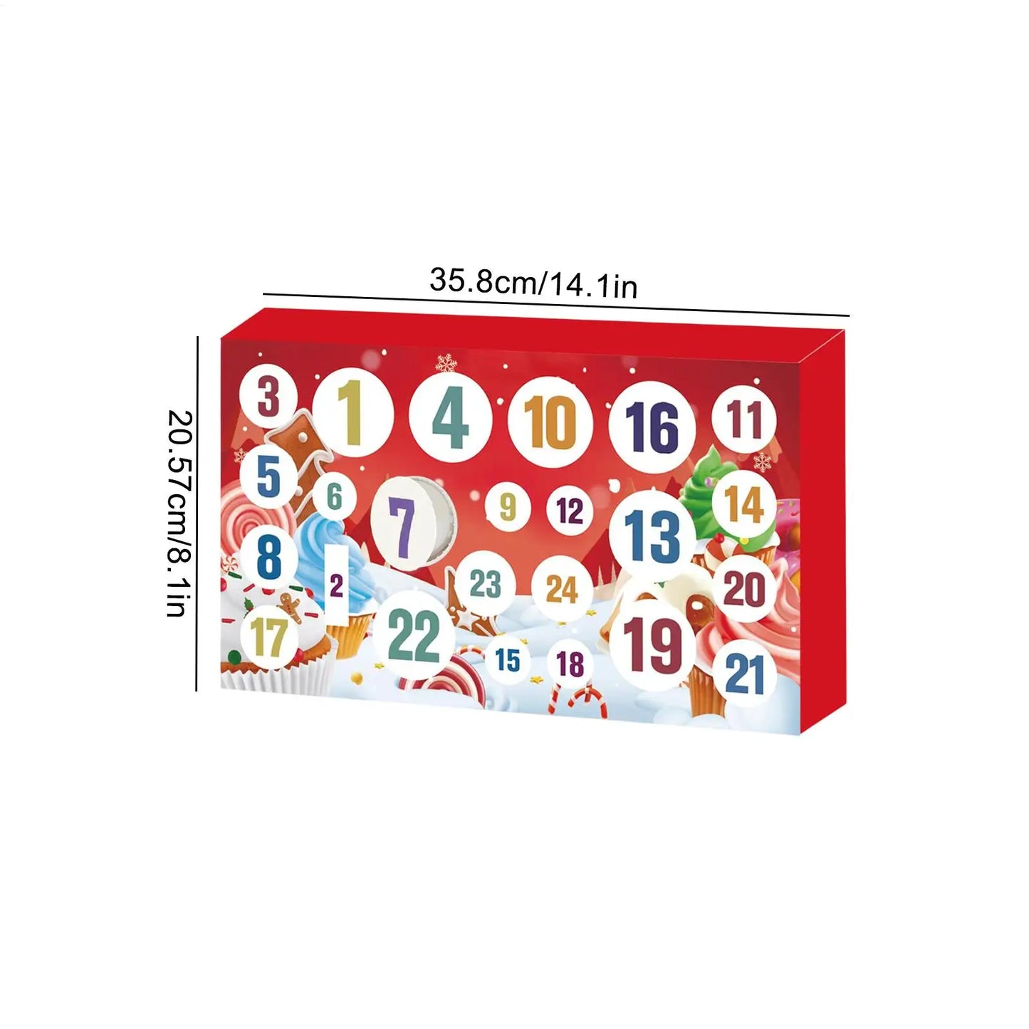 Christmas Holiday Slime Advent Calendar Christmas Countdown for Kids Toys 24 Day Toy Adventure Calendar Christmas New Year Gift