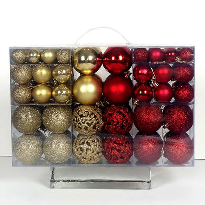 100pcs Christmas Decor Tree Xmas Balls Party Wedding Ornament Party Supplies Xmas Ornament Ball Xmas