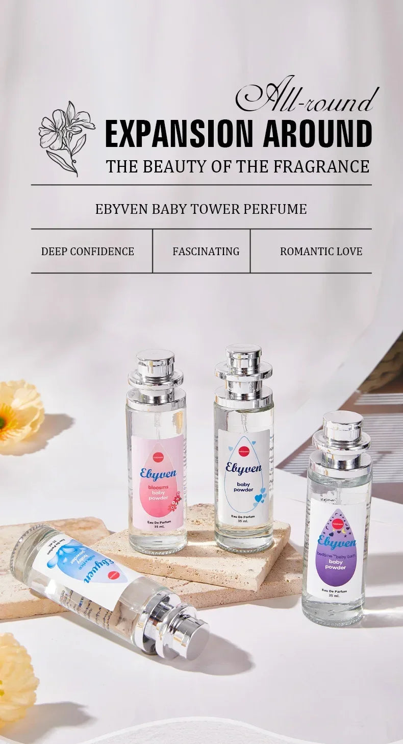Milk Scent Baby Powder Vanilla Perfume Spray,Floral Fruity Women Scent,Coconut/Almond/Musk/Lemon/Mint/Cedar/Sakura Fragrance