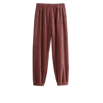 HELIAR Women Winter Velvet Sets Pullover And Elastic Waist Pants Sets Casual Warm Cashmere Sets Women 2025 Autumn and Winter