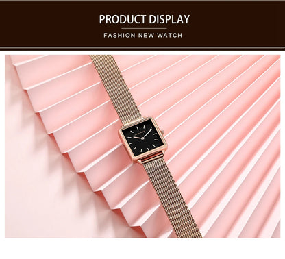 Simple Design Stainless Steel Strap Quartz Machine Core 3ATM Waterproof Wrist Watch Multifunctional Dropshipping Women's Watches