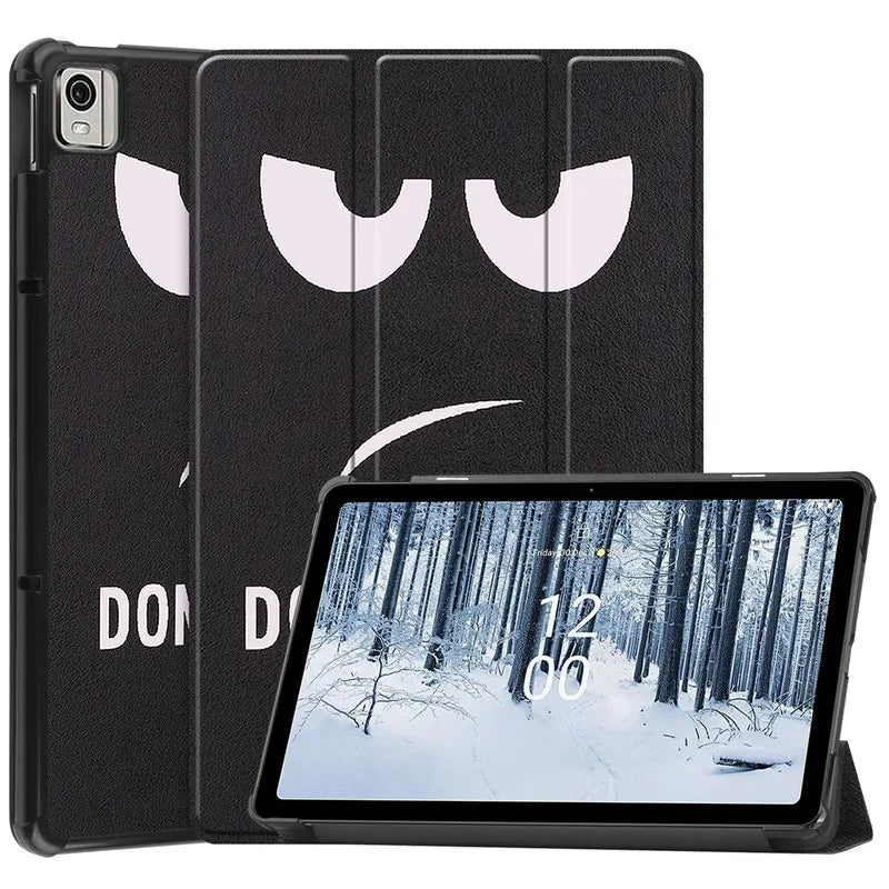 For Nokia T21 T20 T10 tablet protective case tablet computer case is three fold and the cover is anti-falling case pc