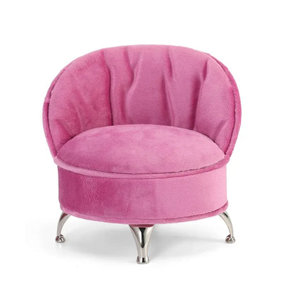 Pink Sofa Shape Jewelry Box Beautiful Case Fashion Jewellery Store Showcase Holder Organizer