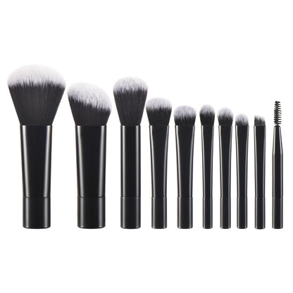 10 color Mini makeup brush Travel portable Makeup Tool Makeup Puff - Palm Brush Professional Makeup tool set Christmas gift